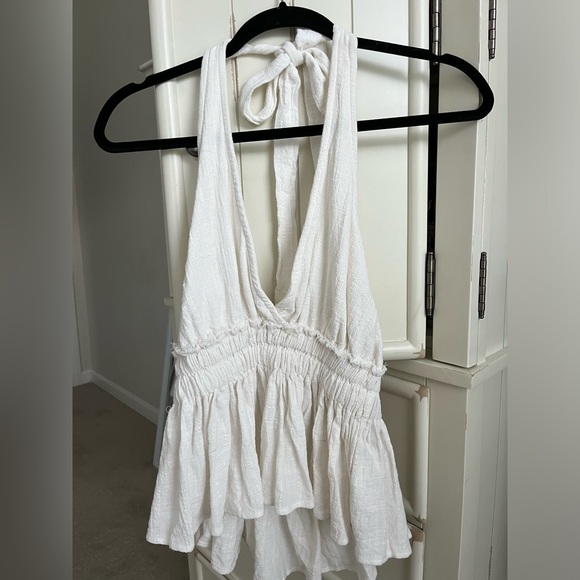 Ocean Drive Halter Open Back Top - Picture 2 of 4